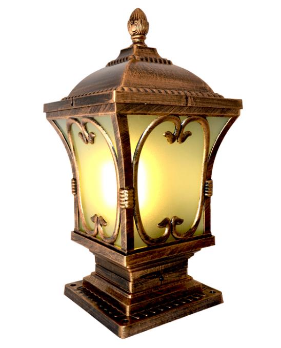 външна декорация европейска класическа слънчева лампа води градинска светлина