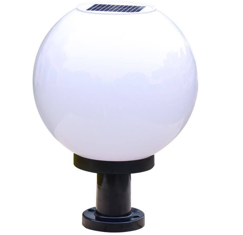 Solar Light Fixers Type Globe Ball Shape Solar Lights Outdoor Lights for Pollars