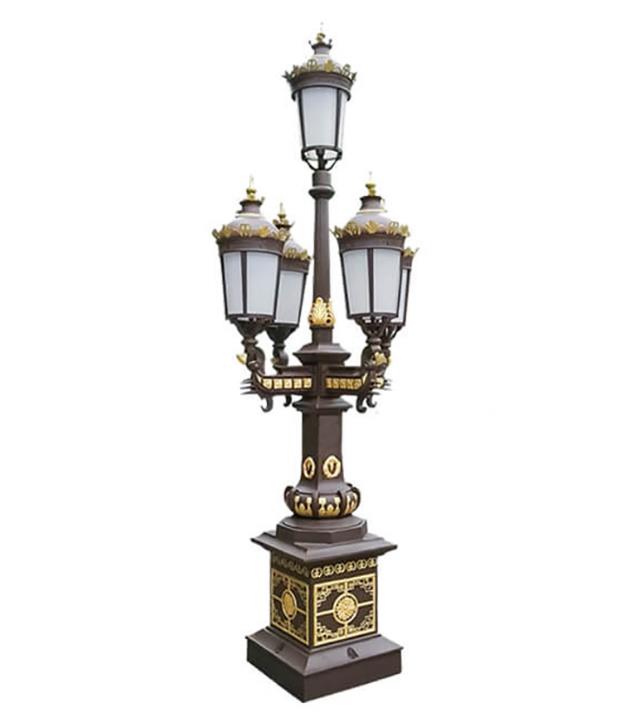 Каст Алуминиев материал 3-10м Височина Скуеър приложение Испания Style Garden Lamp Pol Производител