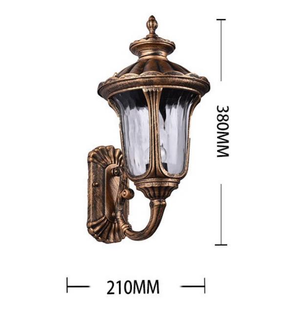 Rustic E27 Socket Retro Metal Exterior Bracket Lamp